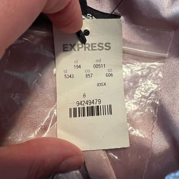 NWT! Express ruched strapless dress. Size 6 - Picture 5 of 13